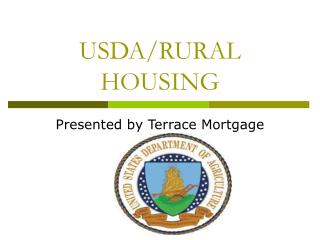 USDA/RURAL HOUSING