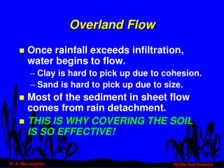 Overland Flow
