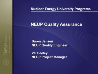 Nuclear Energy University Programs