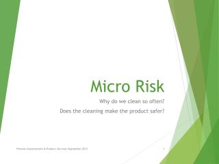 Micro Risk