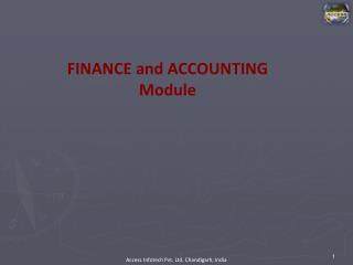 FINANCE and ACCOUNTING Module