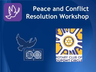 Peace and Conflict Resolution Workshop