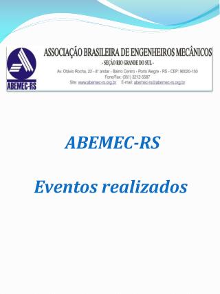 ABEMEC-RS Eventos realizados