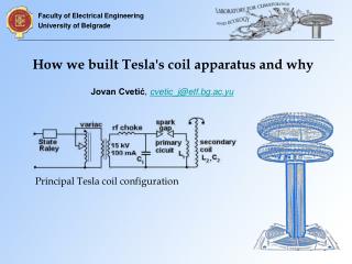 How we built Tesla's coil apparatus and why