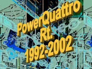 A PowerQuattro Rt. felügyeleti rendszereinek története a kezdetektől napjainkig