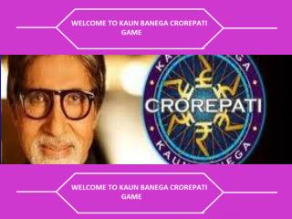 This is a powerpoint presentation which has the questions of Kaun Banega Crorepati .