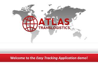 Welcome to the Easy Tracking Application demo!