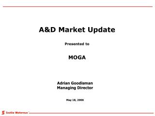 Adrian Goodisman Managing Director May 18, 2006