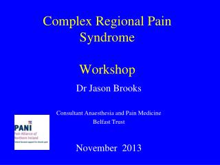 Complex Regional Pain Syndrome Workshop