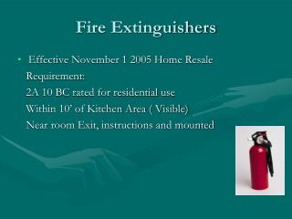 Fire Extinguishers