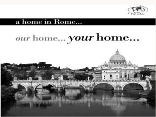 Rome Accommodation Project