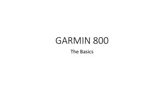 GARMIN 800