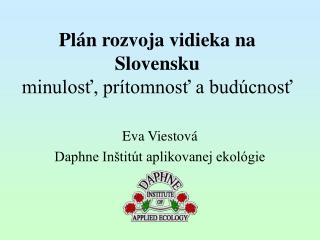 Plán rozvoja vidieka na Slovensku minulosť, prítomnosť a budúcnosť