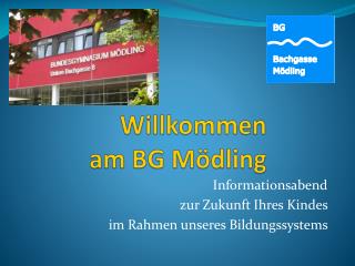 Willkommen am BG Mödling