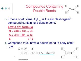 Compounds Containing Double Bonds