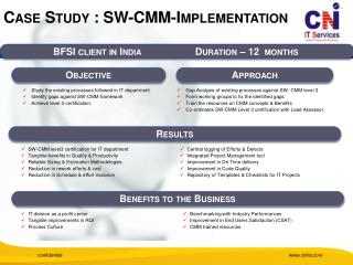 Case Study : SW-CMM-Implementation