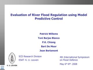 Evaluation of River Flood Regulation using Model Predictive Control
