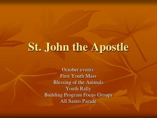 St. John the Apostle