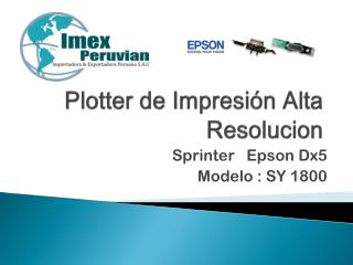 Plotter de Impresión Alta Resolucion