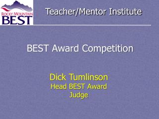 BEST Award Competition