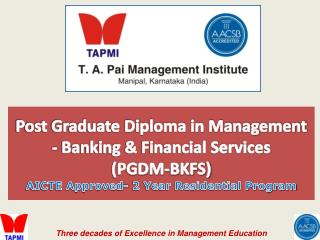 Post Graduate Diploma in Management - Banking &amp; Financial Services (PGDM-BKFS)