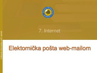 Elektornička pošta web- mailom