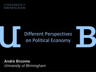 Different Perspectives on Political Economy