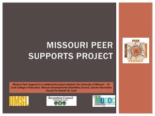 Missouri Peer Supports Project