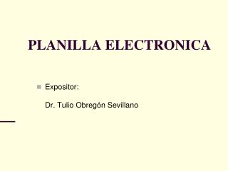 PLANILLA ELECTRONICA