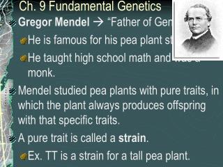 Ch. 9 Fundamental Genetics