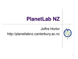PlanetLab NZ