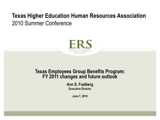 Texas Higher Education Human Resources Association 2010 Summer Conference