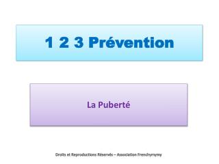 1 2 3 Prévention