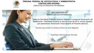 TRIBUNAL FEDERAL DE JUSTICIA FISCAL Y ADMINISTRATIVA CONTRALORÍA INTERNA