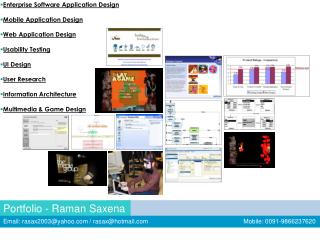 Portfolio - Raman Saxena