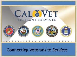 Connecting Veterans to Services