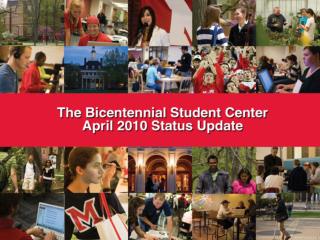 Why a Student Center now?