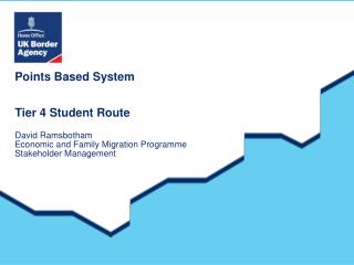 The Previous Student Route