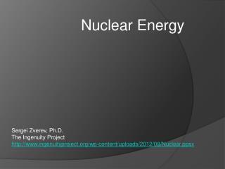 Nuclear Energy