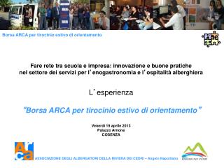 Fare rete tra scuola e impresa: innovazione e buone pratiche