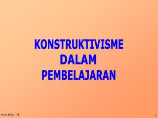 KONSTRUKTIVISME