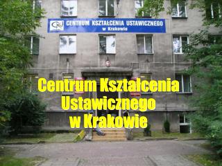 Centrum Kształcenia Ustawicznego w Krakowie