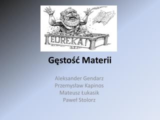 Gęstość Materii