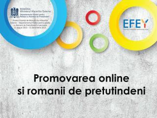 Promovarea online si romanii de pretutindeni