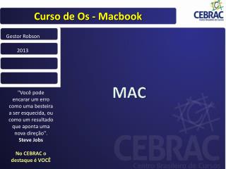 Curso de Os - Macbook