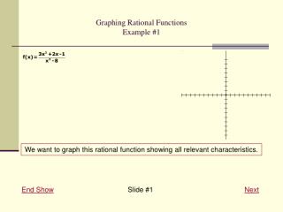 Graphing Rational Functions Example #1