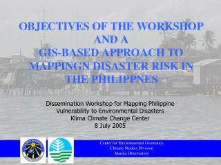 Center for Environmental Geomatics Climate Studies Division Manila Observatory