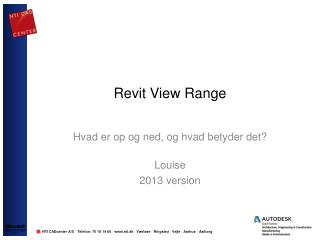 Revit View Range