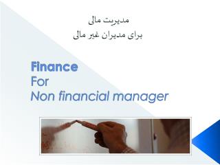 Finance For Non financial manager