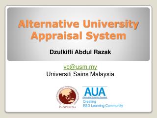 Alternative University Appraisal System